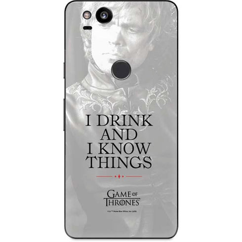Game of Thrones: Tyrion Lannister Quote Google Pixel 2 Skin